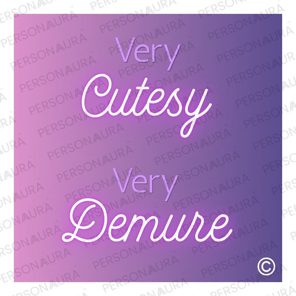 Very Cutesy Very Demure